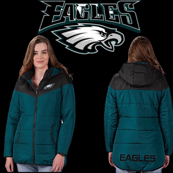 NFL Jackets & Blazers - Philadelphia Eagles Hooded Full Length Parka NWT